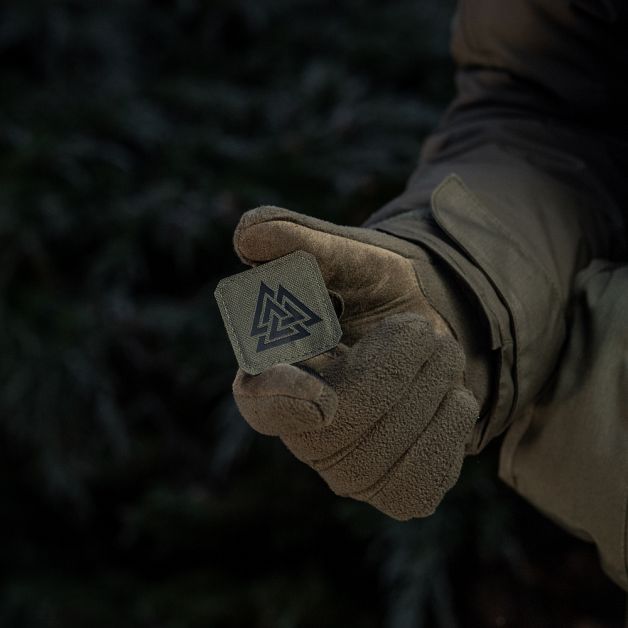 M-Tac нашивка Валькнут Laser Cut Ranger Green/Black