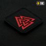 M-Tac нашивка Валькнут Laser Cut Red/Black