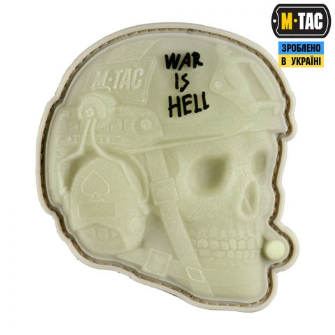 M-Tac нашивка War is Hell 3D PVC GID