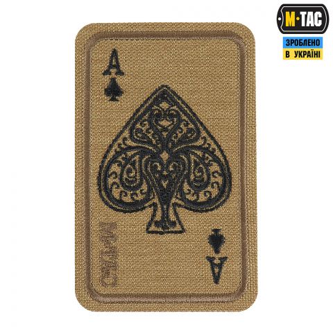 M-Tac нашивка Ace of Spades (вишивка) Coyote