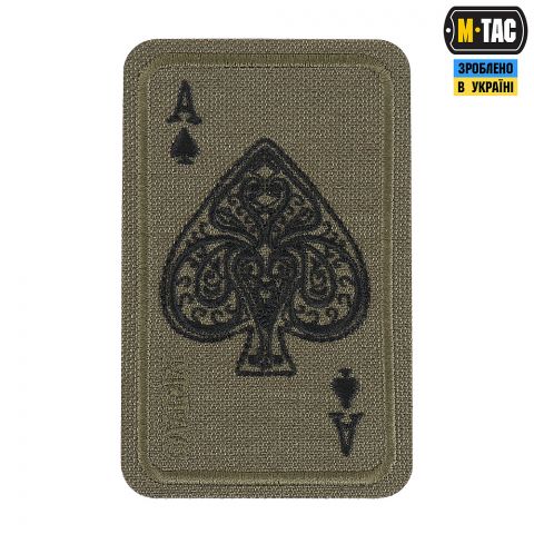 M-Tac нашивка Ace of Spades (вишивка) Ranger Green