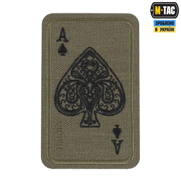 M-Tac нашивка Ace of Spades (вишивка) Ranger Green