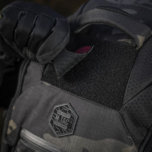 M-Tac нашивка Spartan Helmet (вышивка) Black