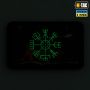 M-Tac нашивка Вегвізир/Драккар (80х50 мм) Black/GID