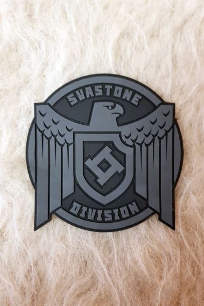 SvaStone нашивка Eagle Black/Grey