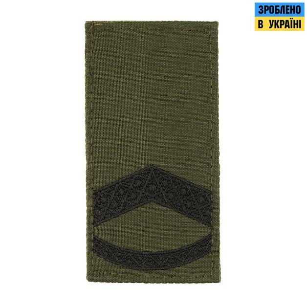 M-Tac погон МО Прапорщик на липучці олива