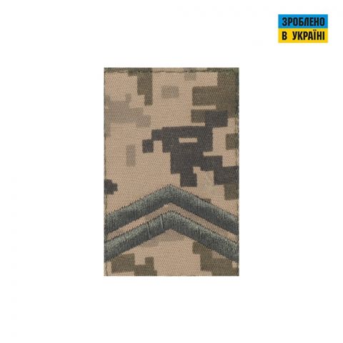 Погон нагрудний на липучці Молодший сержант MM14