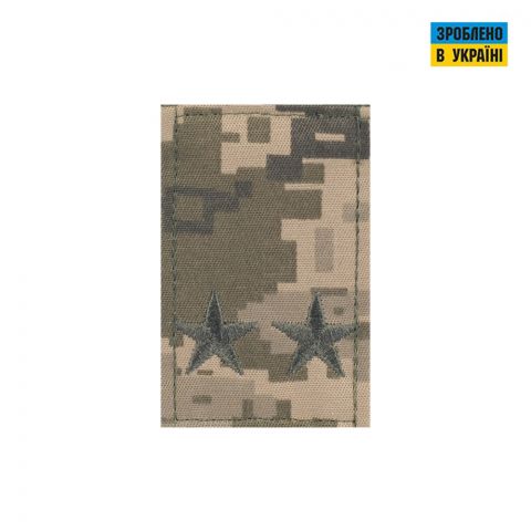 Погон нагрудний на липучці Підполковник MM14