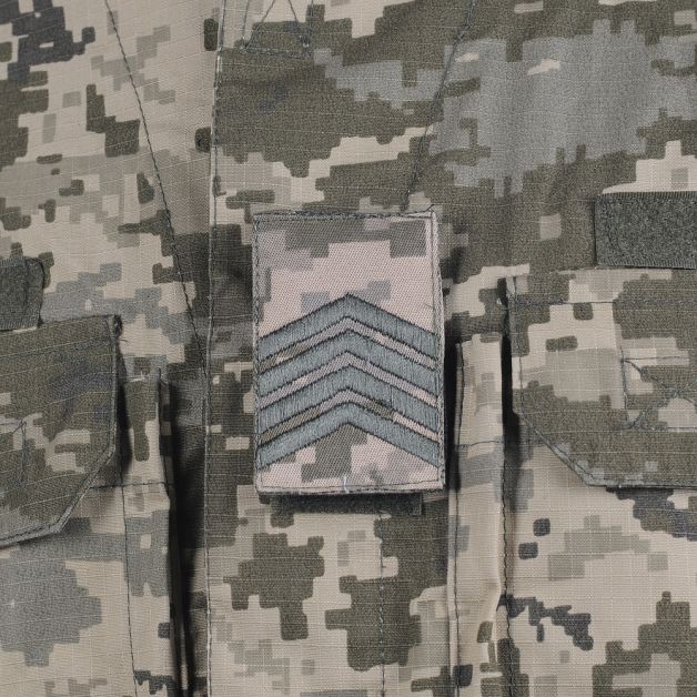 Погон нагрудный на липучке Старший сержант MM14