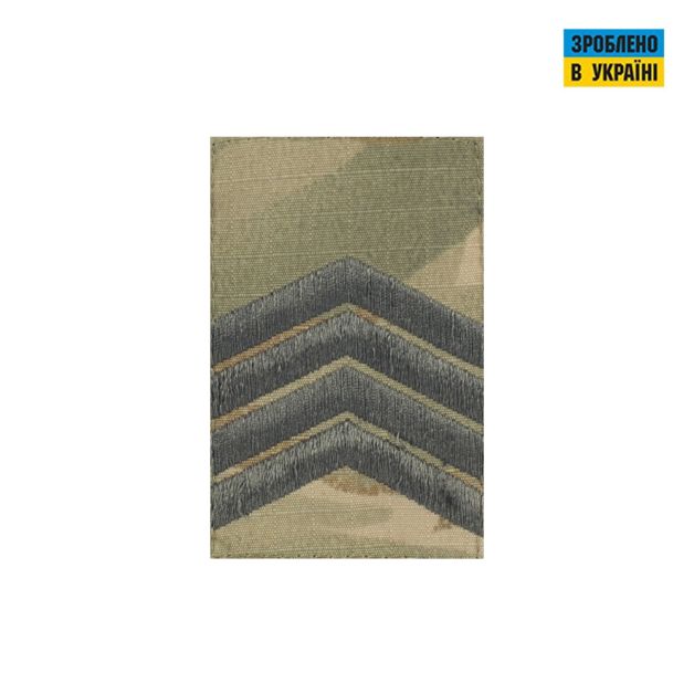 Погон нагрудный на липучке Старший сержант MTP
