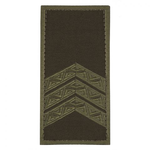 Погон НГУ на липучці Сержант (жаккард) олива