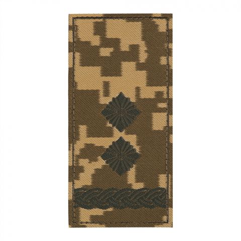 Погон ЗСУ на липучці Підполковник (жаккард) MM14