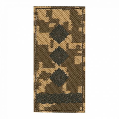 Погон ЗСУ на липучці Полковник (жаккард) MM14