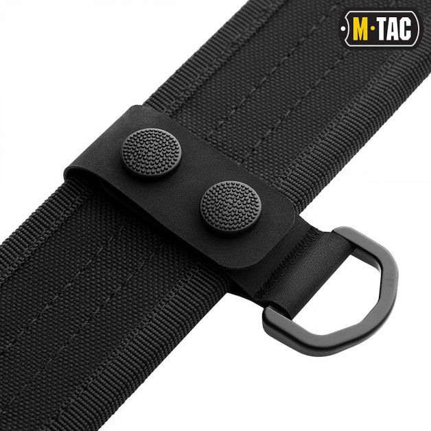 M-Tac крепления c D-кольцом на тактический ремень (2 шт) Black