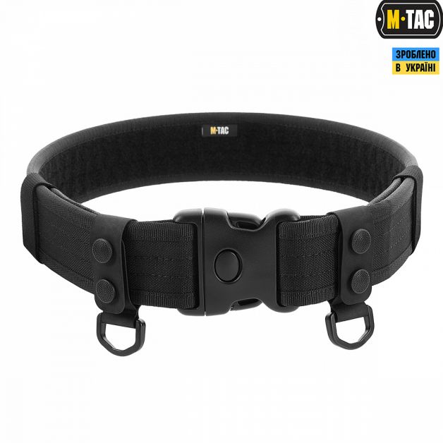 M-Tac крепления c D-кольцом на тактический ремень (2 шт) Black