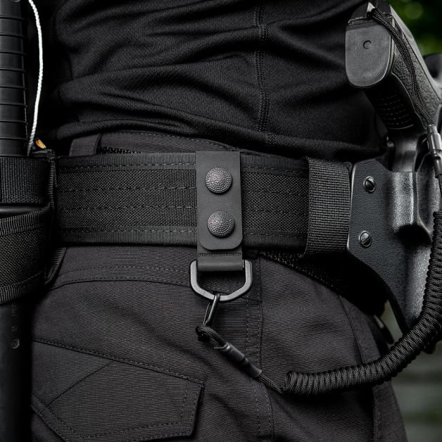 M-Tac крепления c D-кольцом на тактический ремень (2 шт) Black