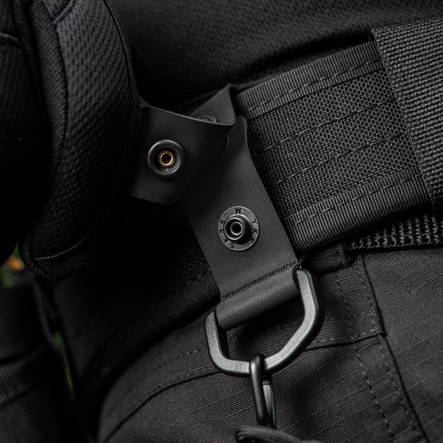M-Tac крепления c D-кольцом на тактический ремень (2 шт) Black