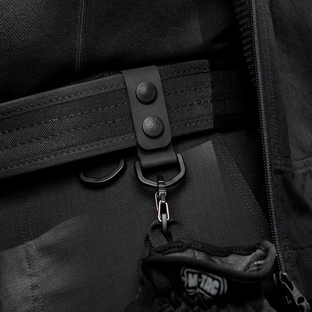 M-Tac крепления c D-кольцом на тактический ремень (2 шт) Black