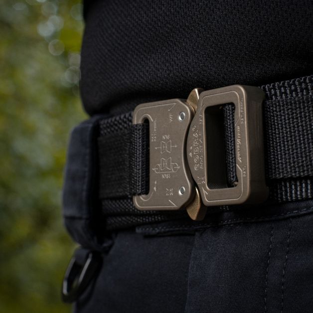 M-Tac ремінь Cobra Buckle Tactical Belt Black