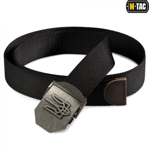 M-Tac ремінь з Тризубом Black