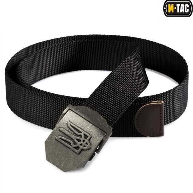 M-Tac ремінь з Тризубом Black