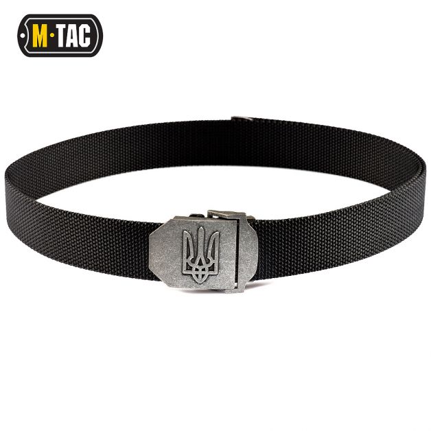 M-Tac ремінь з Тризубом Black