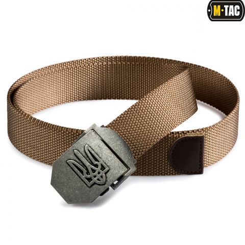 M-Tac ремінь з Тризубом Coyote
