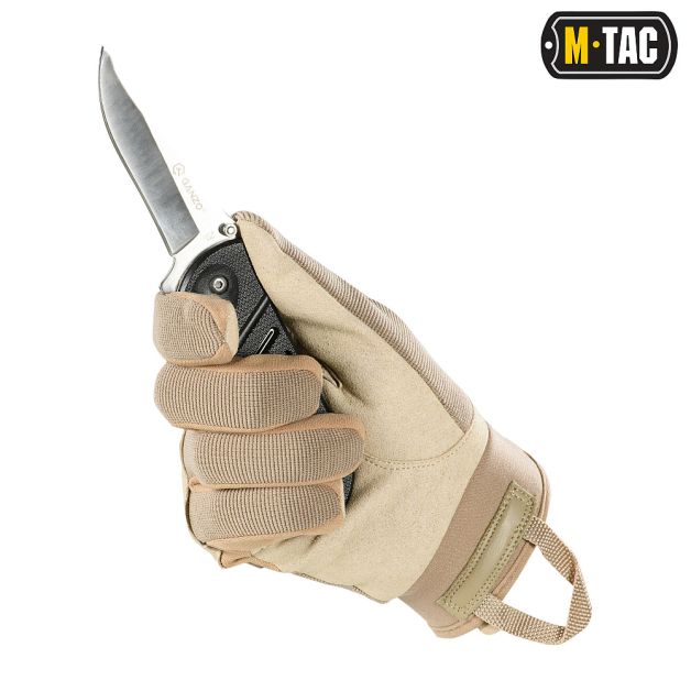 M-Tac рукавички Assault Tactical Mk.3 Khaki