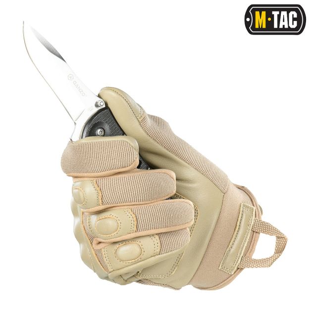 M-Tac рукавички Assault Tactical Mk.4 Khaki
