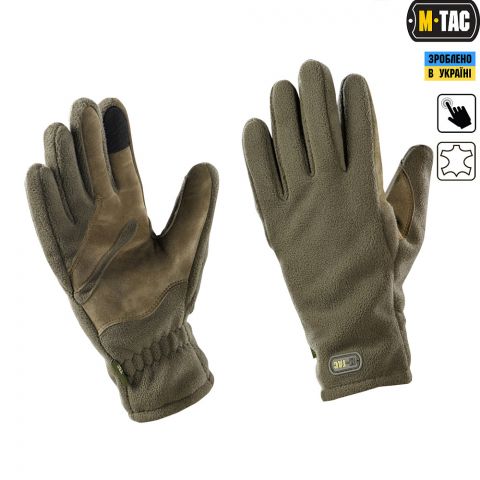 M-TAC РУКАВИЧКИ WINTER TACTICAL WINDBLOCK 380 OLIVE