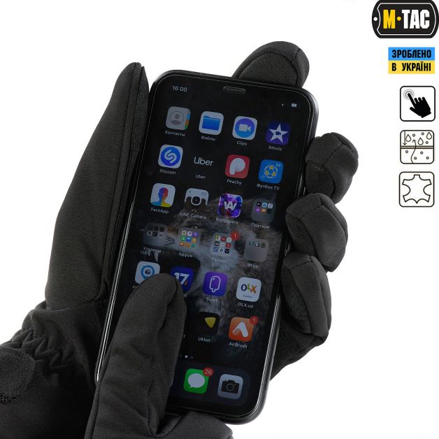 M-Tac рукавички Tactical Waterproof Black