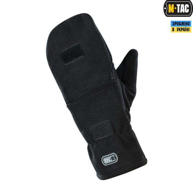 M-Tac рукавички безпалі з клапаном Windblock 295 Black