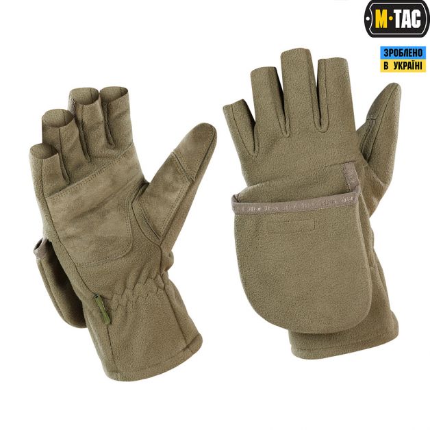 M-Tac рукавички безпалі з клапаном Windblock 295 Olive