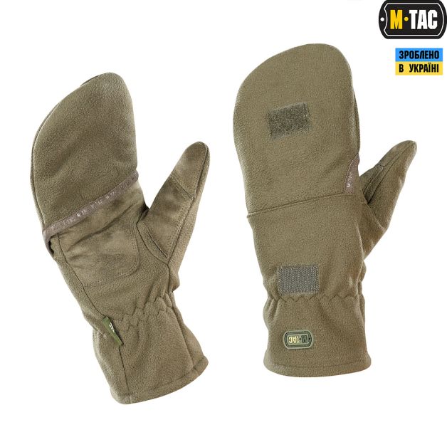 M-Tac рукавички безпалі з клапаном Windblock 295 Olive