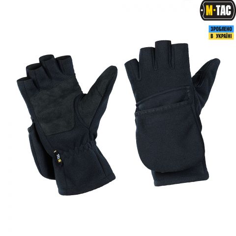 M-Tac рукавички безпалі з клапаном Windblock 295 Dark Navy Blue