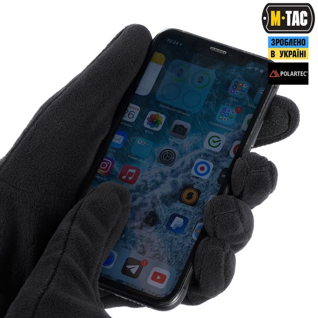 M-Tac рукавички Winter Polartec Black