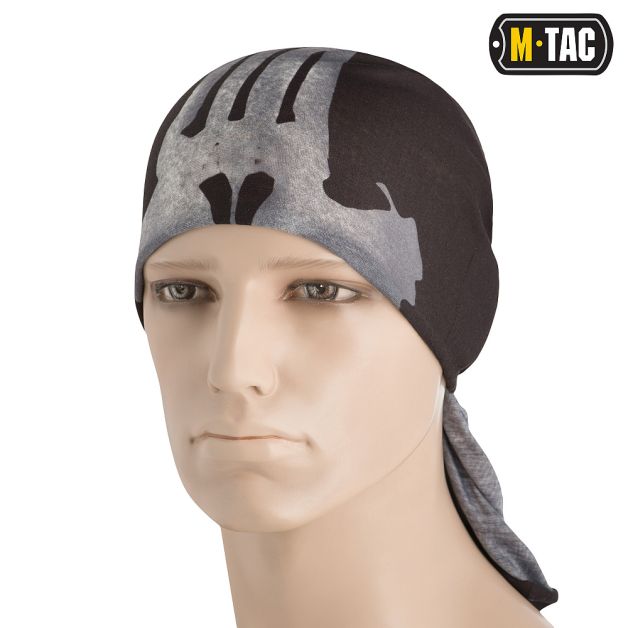 M-Tac шарф-труба облегченный Punisher Black