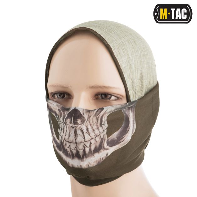 M-Tac шарф-труба облегченный Reaper Skull Olive