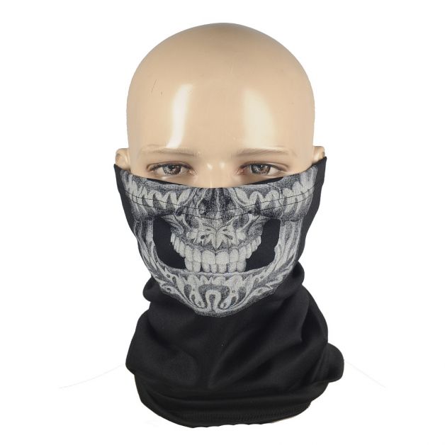 M-Tac шарф-труба Sugar Skull черный