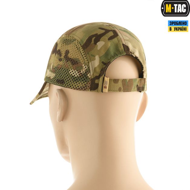 M-Tac бейсболка тактическая 5-панельная с сеткой Multicam