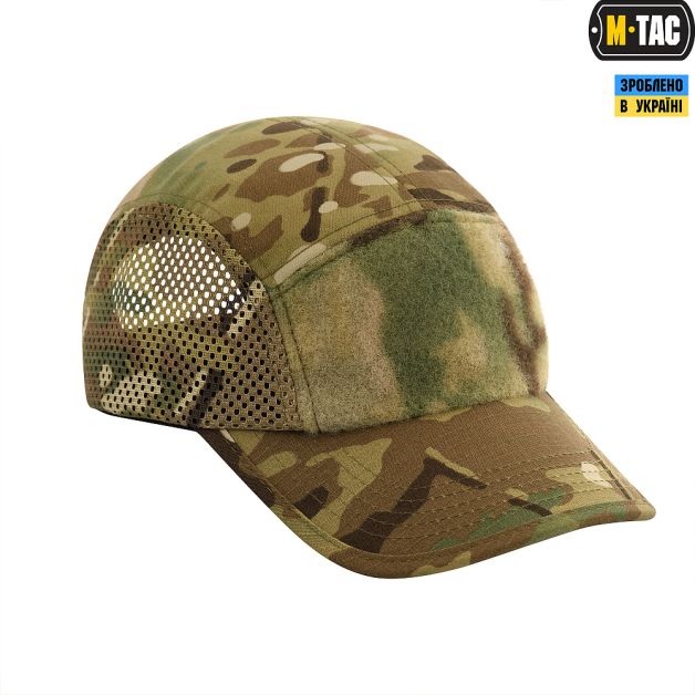 M-Tac бейсболка тактическая 5-панельная с сеткой Multicam