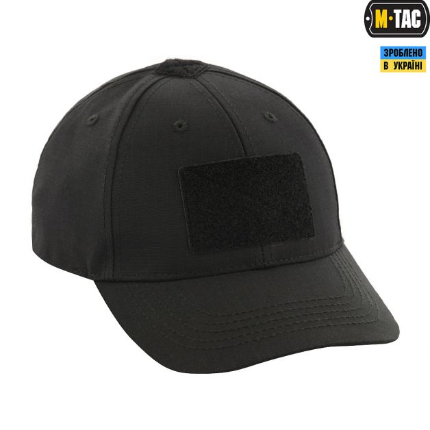 M-Tac бейсболка тактична Elite Flex ріп-стоп Black