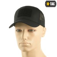 M-Tac бейсболка з липучкою та сіткою Flex ріп-стоп Black