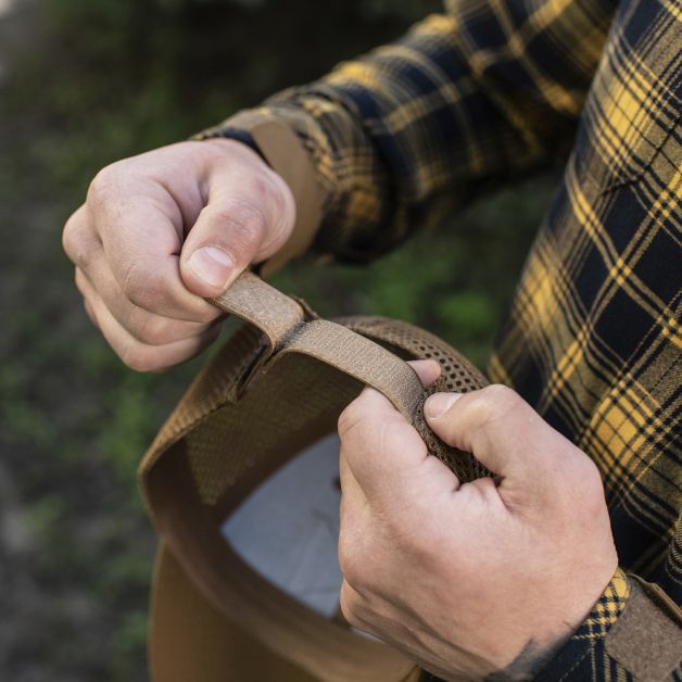 M-Tac бейсболка с липучкой и сеткой Flex рип-стоп Coyote Brown