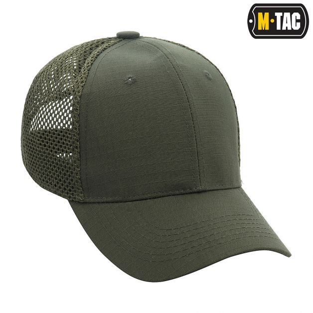 M-Tac бейсболка с сеткой Flex рип-стоп Army Olive