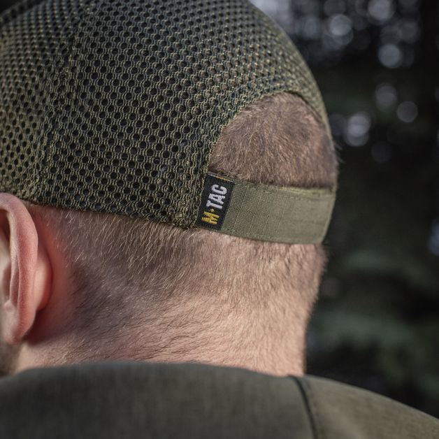 M-Tac бейсболка с сеткой Flex рип-стоп Army Olive