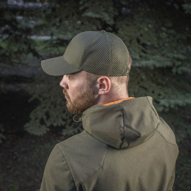 M-Tac бейсболка с сеткой Flex рип-стоп Army Olive