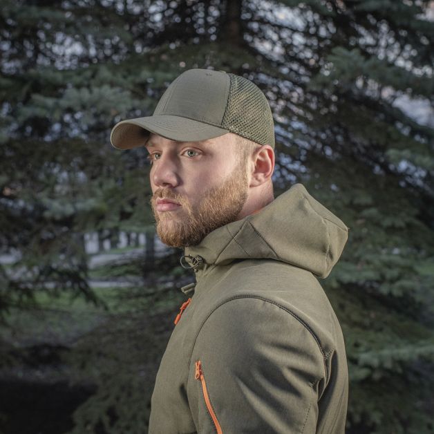 M-Tac бейсболка с сеткой Flex рип-стоп Army Olive