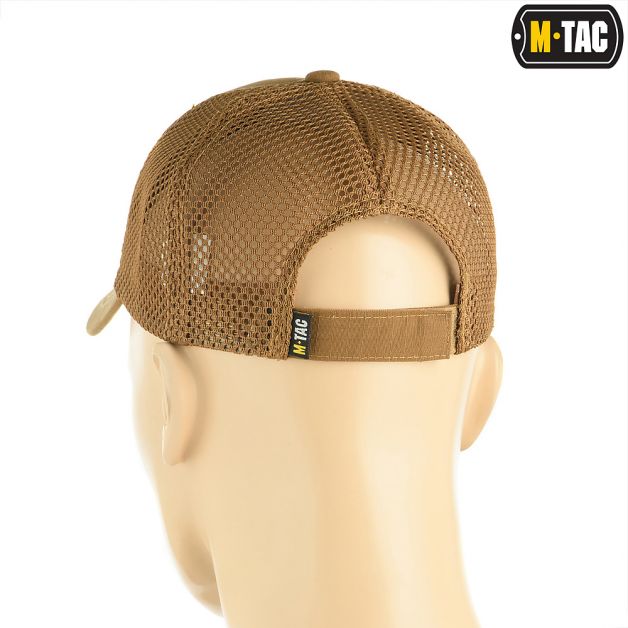 M-Tac бейсболка с сеткой Flex рип-стоп Coyote Brown