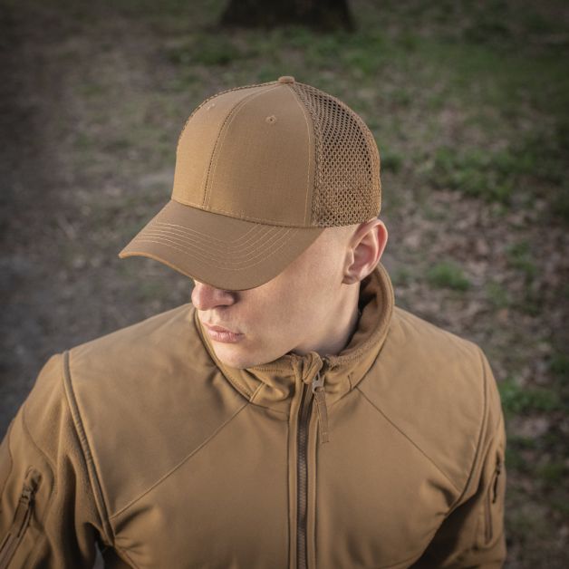 M-Tac бейсболка с сеткой Flex рип-стоп Coyote Brown